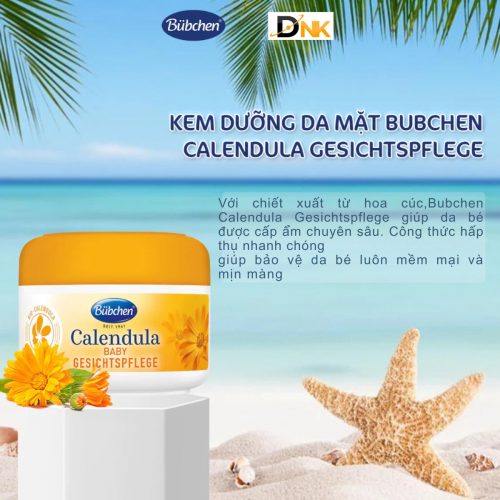 Kem Duong Da Mat Huu Co Bubchen Calendula Cho Tre So Sinh 75Ml 6